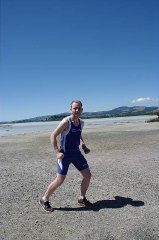 Trainingslauf in Rotorua